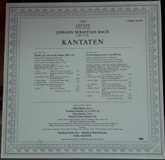 BACH KANTATEN BWV 140,BWV 80 KARL RICHTER - PLAK 2.EL