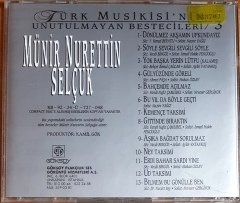 MÜNİR NURETTİN SELÇUK 1900-1981 / TÜRK MUSİKİSİ'NİN UNUTULMAYAN BESTECİLERİ 3 (1992) GÖKSOY CD 2.EL