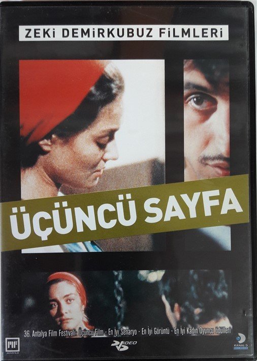 ÜÇÜNCÜ SAYFA (1999) - BAŞAK KÖKLÜKAYA - RUHİ SARI - SERDAR ORÇİN - ZEKİ DEMİRKUBUZ - DVD 2.EL