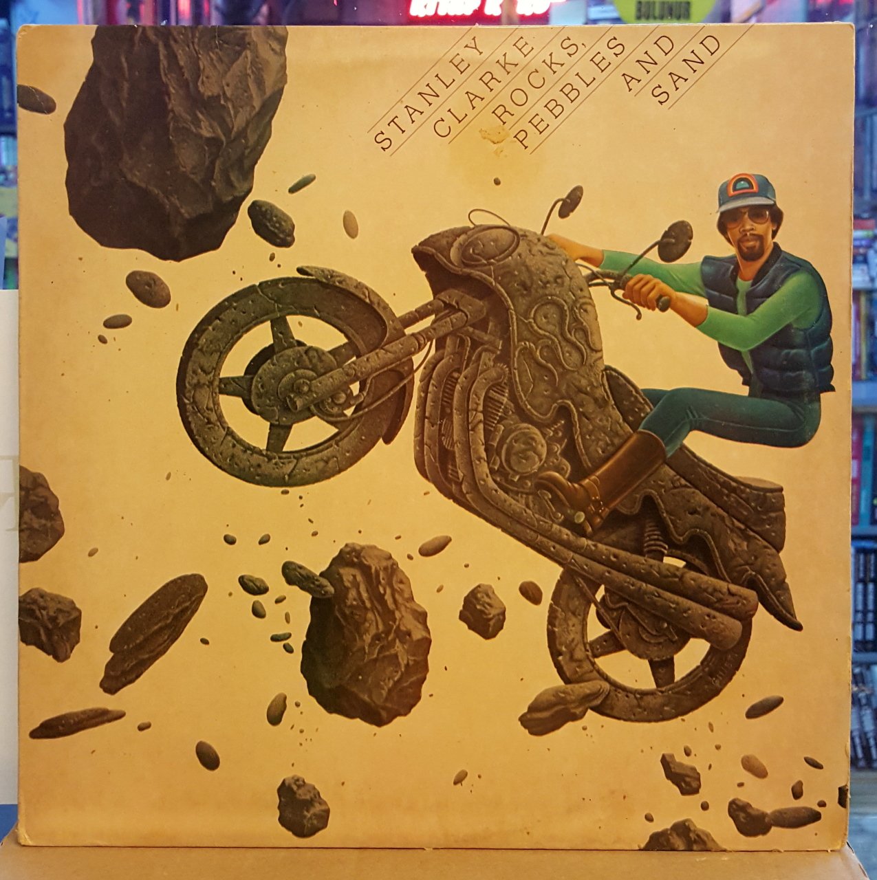 STANLEY CLARKE - ROCK,PEBBLES AND SAND (1980) - LP JAZZ ROCK FUNK 2.EL