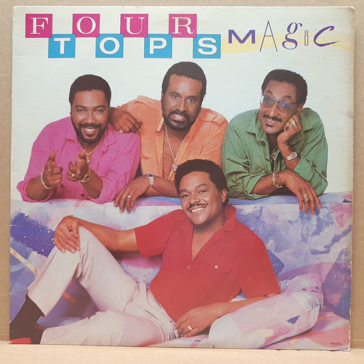 FOUR TOPS - MAGIC (1985) - LP 2.EL PLAK