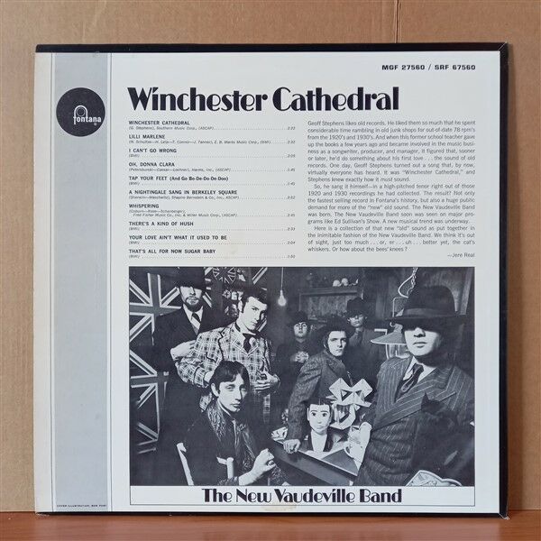 THE NEW VAUDEVILLE BAND – WINCHESTER CATHEDRAL (1966) - LP 2.EL PLAK
