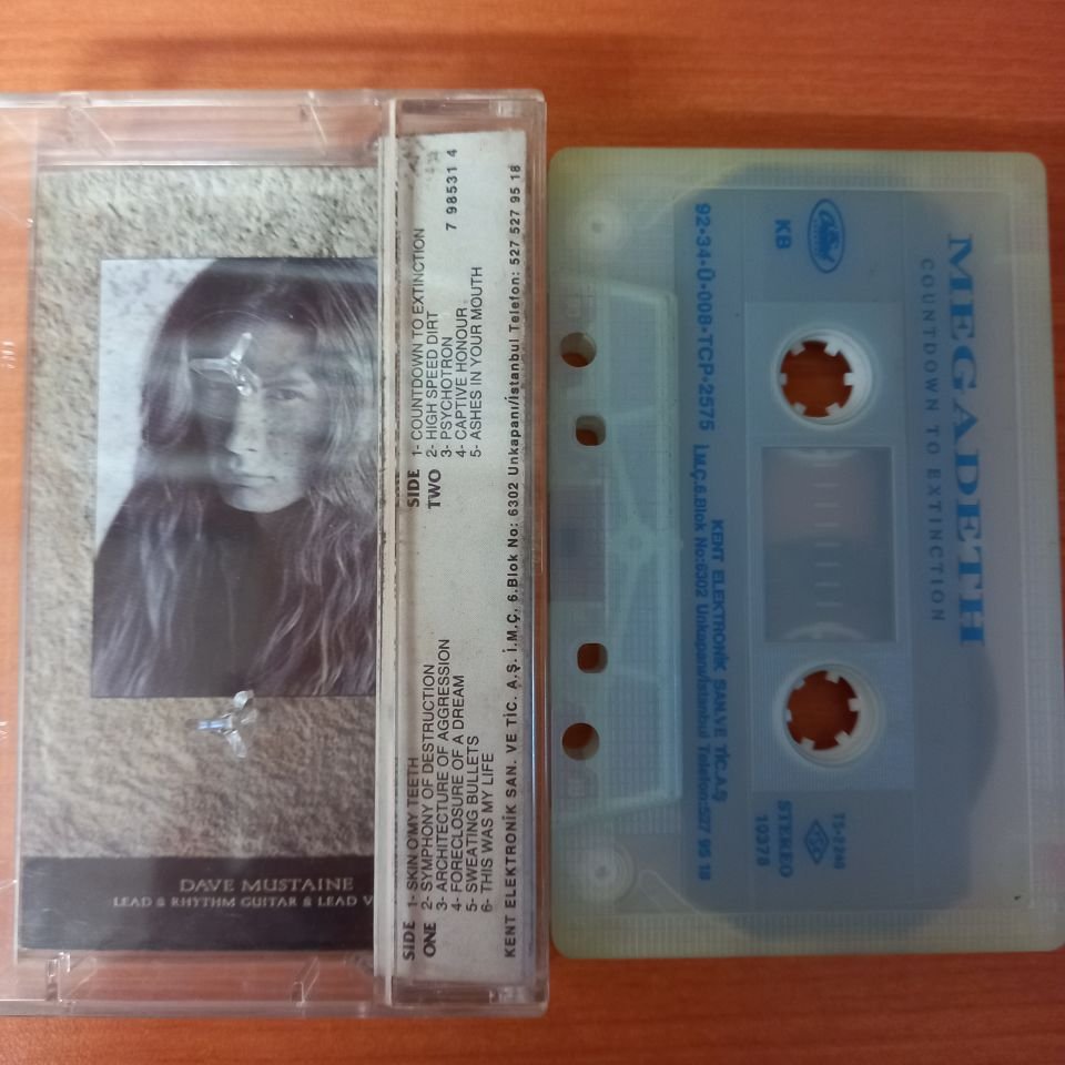 MEGADETH - COUNTDOWN TO EXTINCTION (1992) - KASET 2.EL