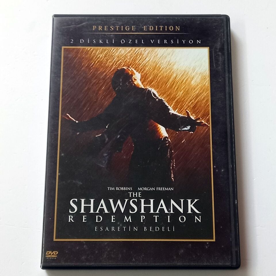 ESARETİN BEDELİ - THE SHAWSHANK REDEMPTION - TIM ROBBINS - MORGAN FREEMAN - (STEPHEN KING) - 2DVD 2.EL