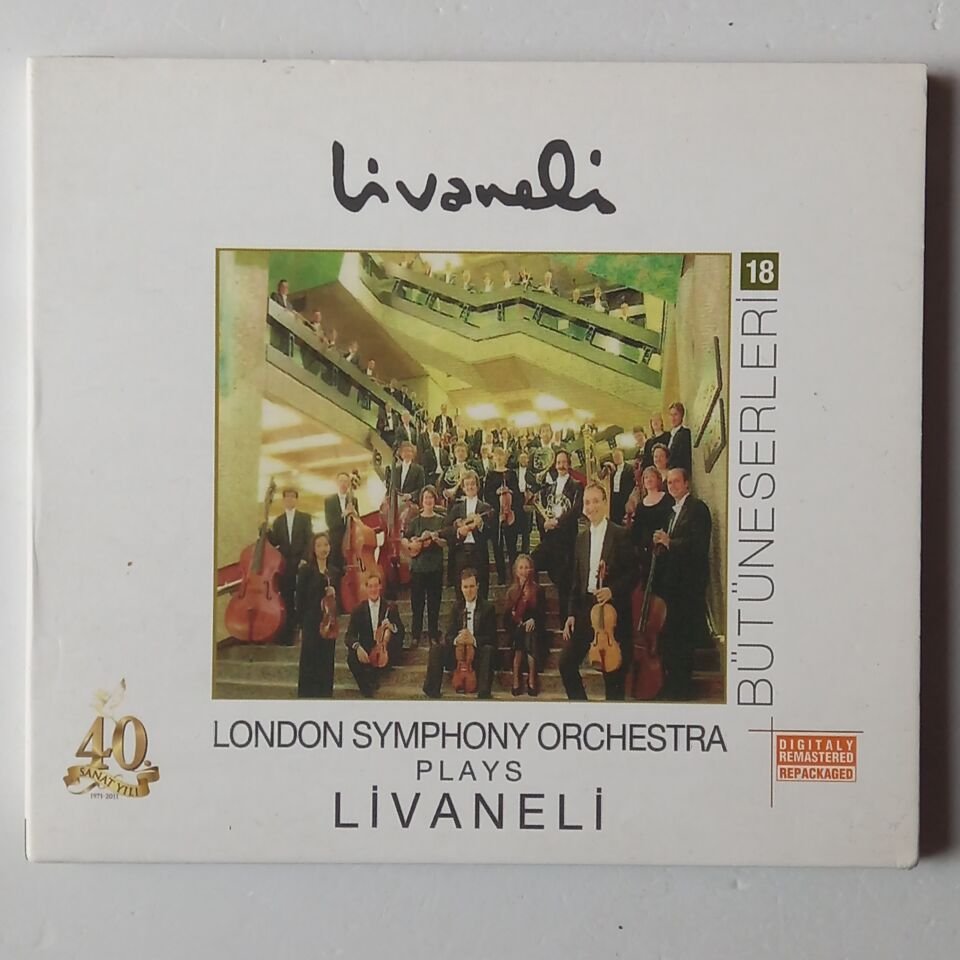 LONDON SYMPHONY ORCHESTRA PLAYS LİVANELİ – NEW AGE RHAPSODY (1999) - CD REMASTERED 2012 REISSUE DIGIPAK 2.EL