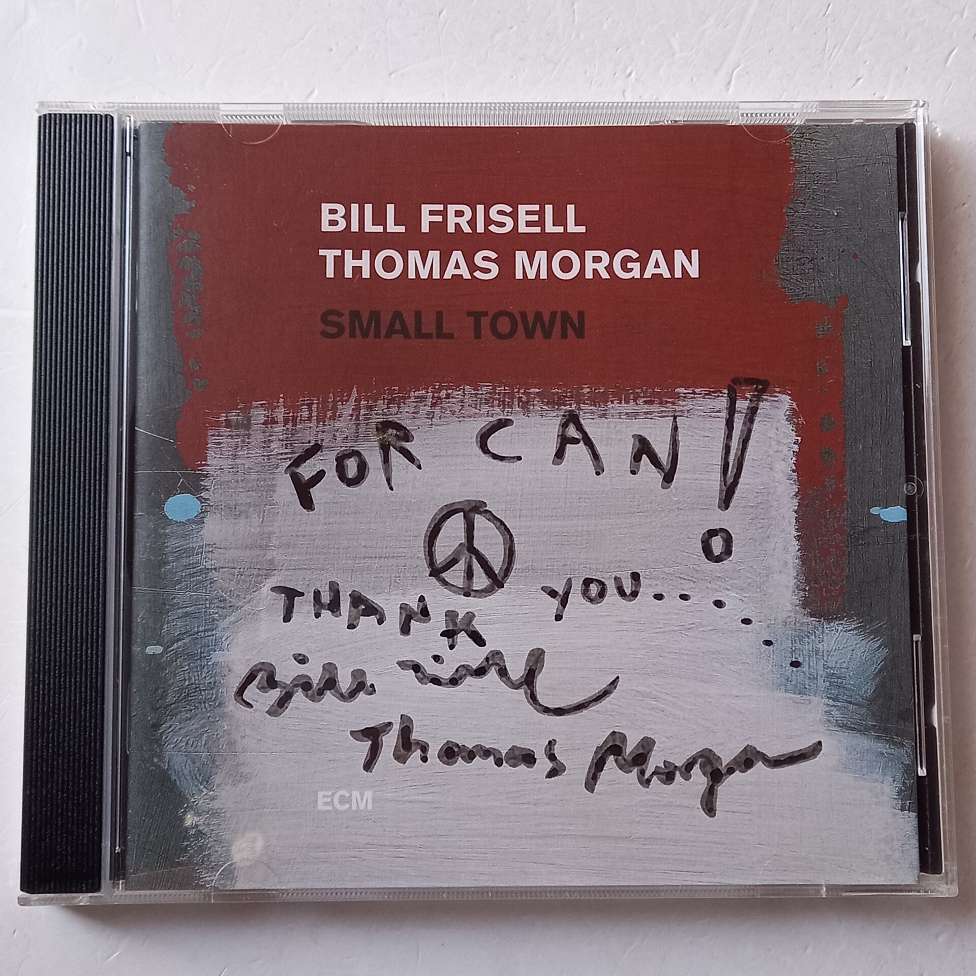 BILL FRISELL, THOMAS MORGAN – SMALL TOWN (2017) - CD İSME İMZALI 2.EL