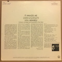 LIZA MINNELLI - IT AMAZES ME 2.EL PLAK