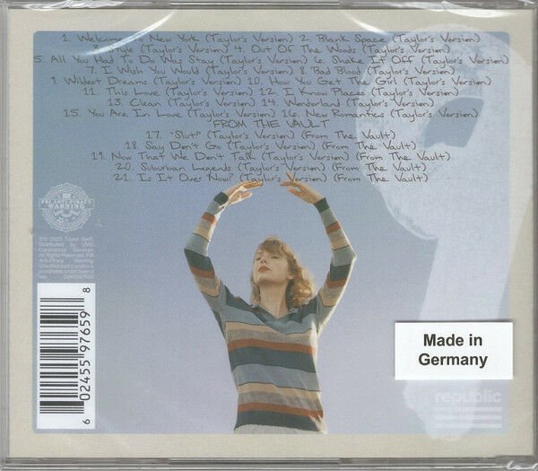 TAYLOR SWIFT - 1989 / TAYLOR'S VERSION (2023) - CD SUNRISE BOULEVARD YELLOW EDITION AMBALAJINDA SIFIR