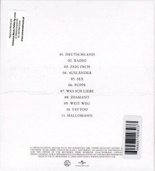 RAMMSTEIN - UNTITLED (2019) - CD STANDART DIGIPACK EDITION SIFIR