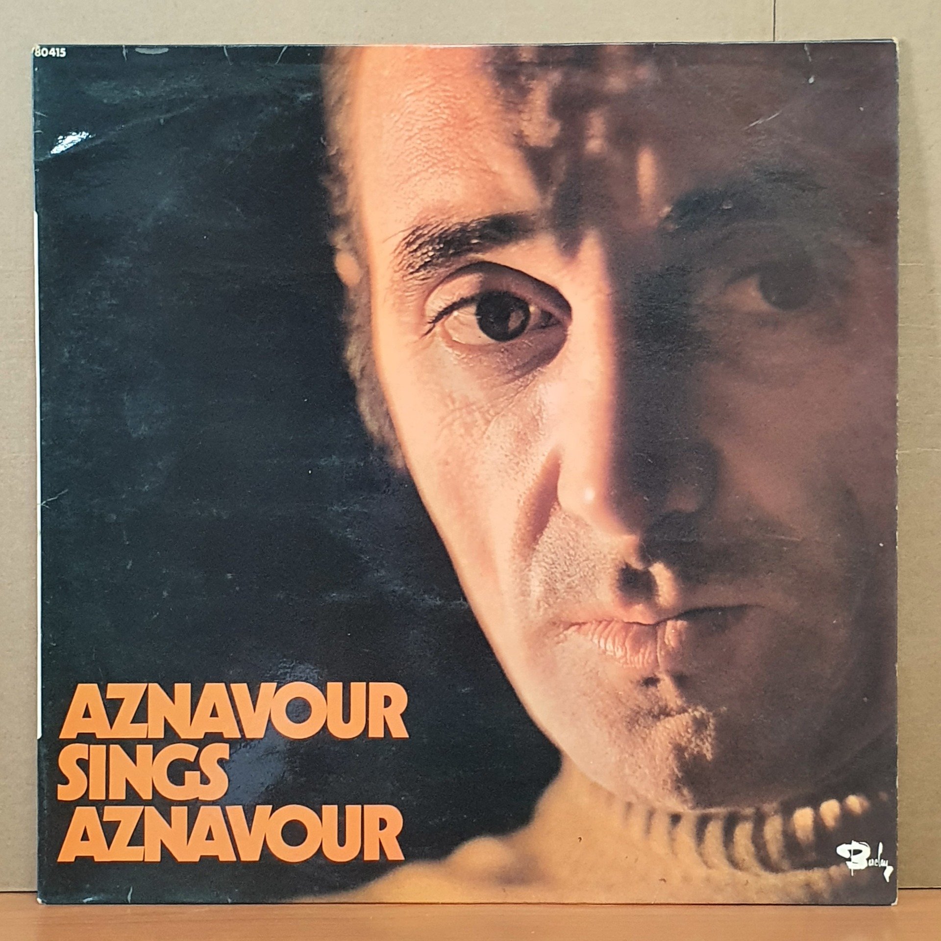 CHARLES AZNAVOUR - AZNAVOUR SINGS AZNAVOUR (1969) - LP 2.EL PLAK