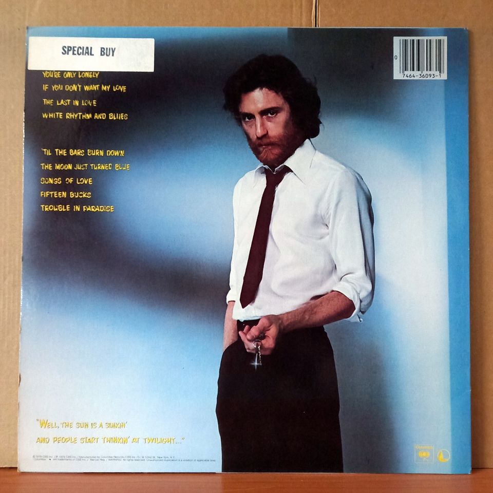 J.D. SOUTHER – YOU'RE ONLY LONELY (1979) - LP 2.EL PLAK