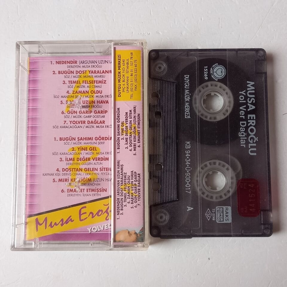 MUSA EROĞLU - YOL VER DAĞLAR (1994) - KASET 2.EL