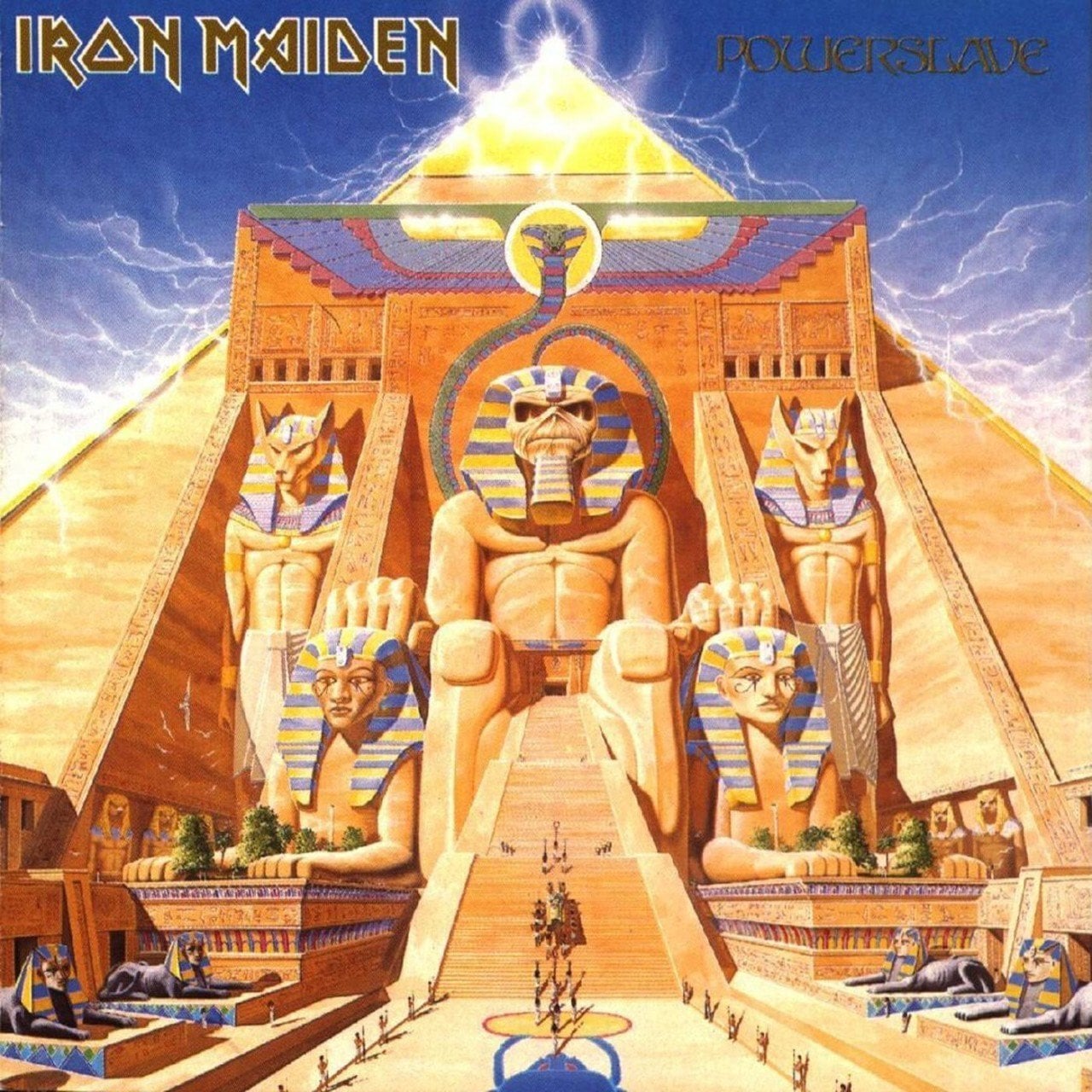 IRON MAIDEN - POWERSLAVE (1984) - LP 2014 EDITION YENİ BASIM SIFIR PLAK