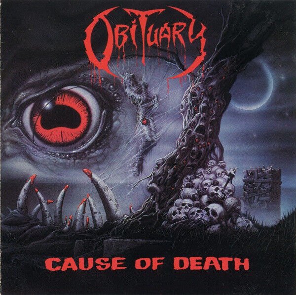 OBITUARY – CAUSE OF DEATH (1990) - CD REMASTERED 1997 REISSUE JEWEL CASE AMBALAJINDA SIFIR