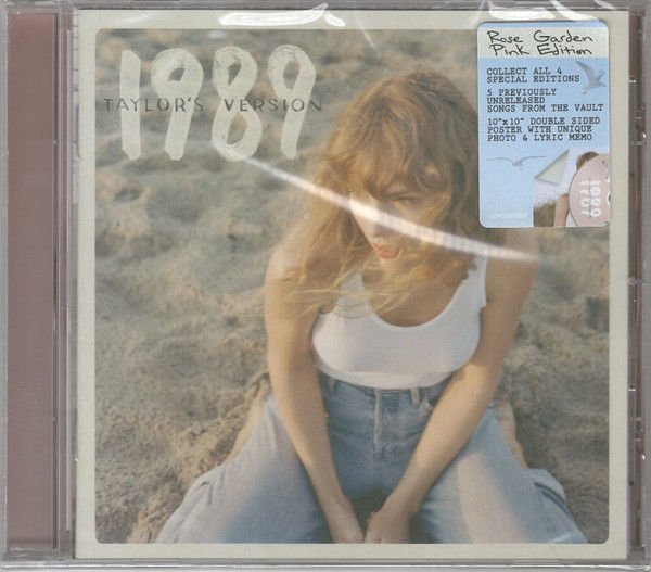 TAYLOR SWIFT - 1989 / TAYLOR'S VERSION (2023) - CD ROSE GARDEN PINK EDITION AMBALAJINDA SIFIR