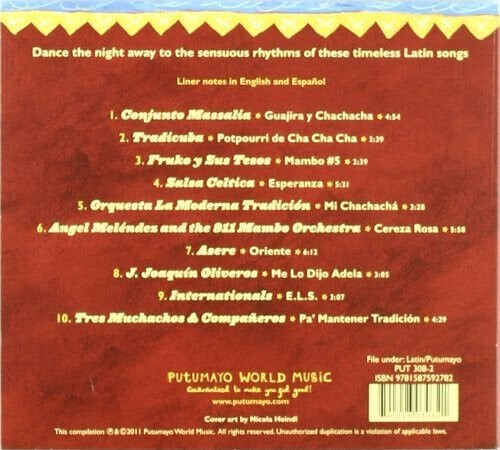 VARIOUS / PUTUMAYO PRESENTS: RUMBA, MAMBO, CHA-CHA-CHA (2011) - CD DIGIPAK AMBALAJINDA SIFIR