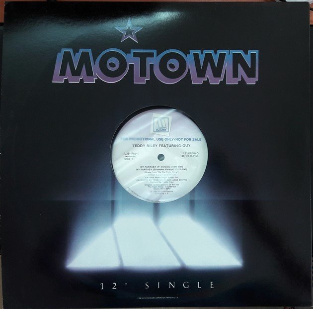 TEDDY RILEY FEAT. GUY - MY FANTASY (1989) - 12'' MAXI SINGLE PLAK 2.EL PROMO COPY