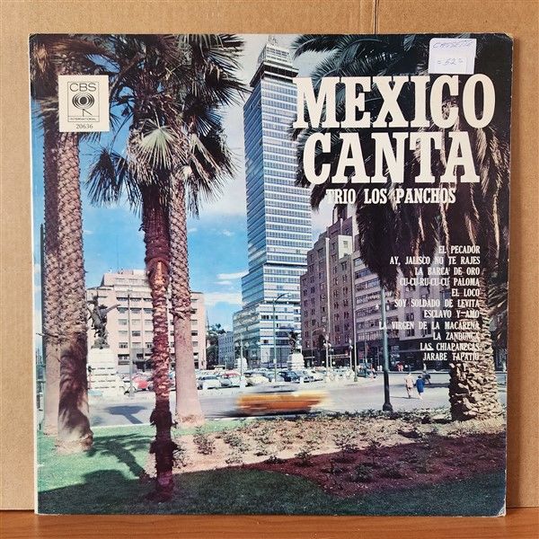 MEXICO CANTA / TRIO LOS PANCHOS - LP 2.EL PLAK