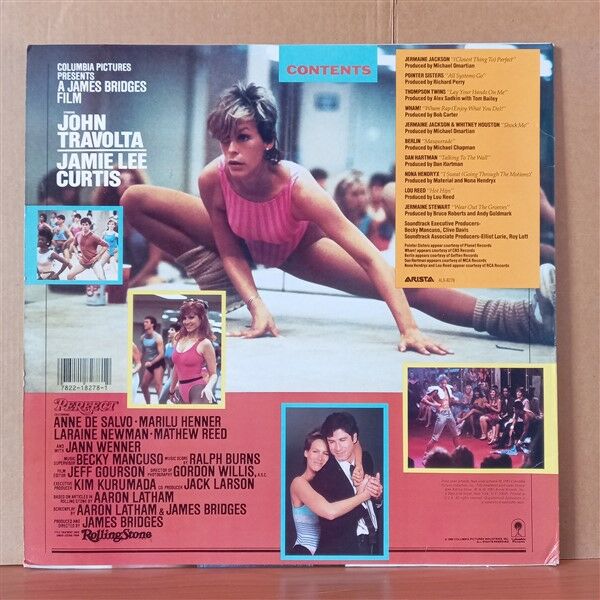 PERFECT / ORIGINAL SOUNDTRACK ALBUM / JERMAINE JACKSON, POINTER SISTERS, THOMPSON TWINS, WHAM!, DAN HARTMAN, BERLIN, WHITNEY HOUSTON, LOU REED (1985) - LP 2.EL PLAK