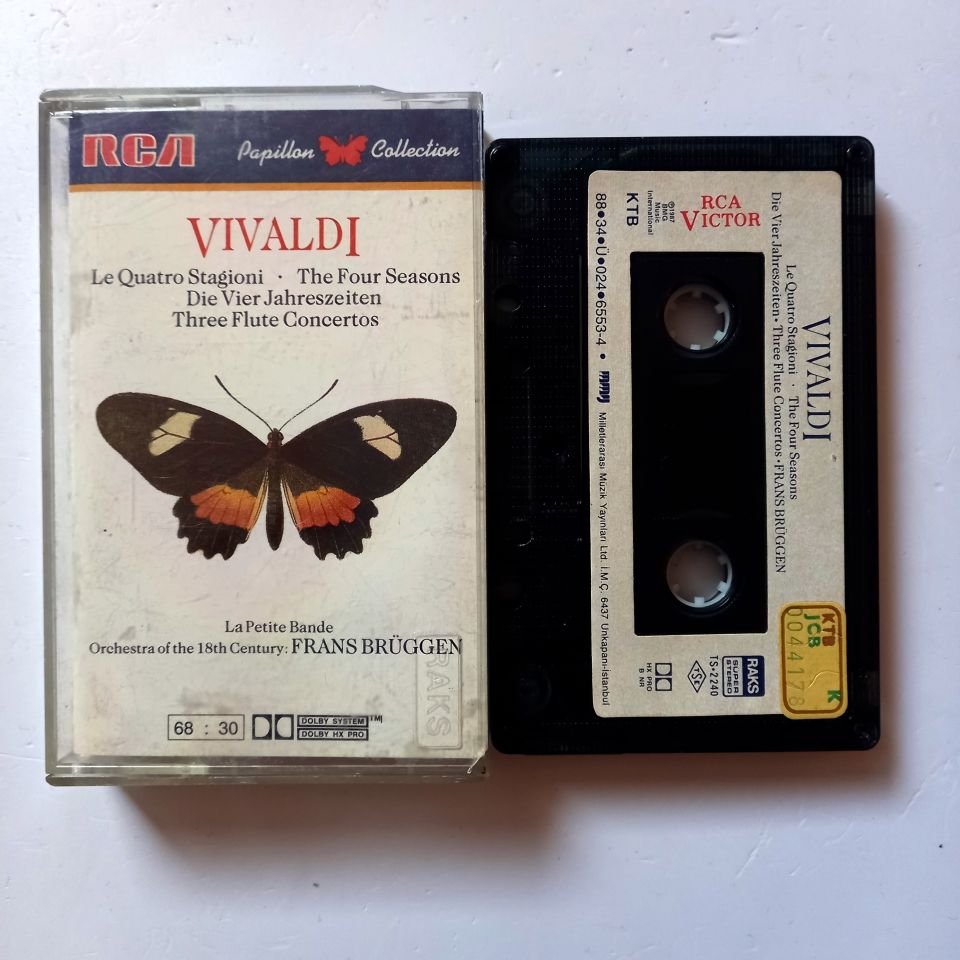 VIVALDI: THE FOUR SEASONS / FRANS BRÜGGEN (1988) - KASET 2.EL