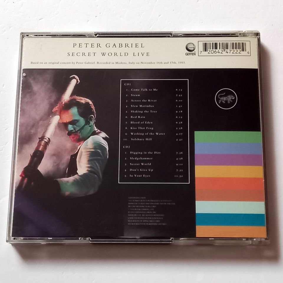 PETER GABRIEL – SECRET WORLD LIVE (1994) - 2CD 2.EL