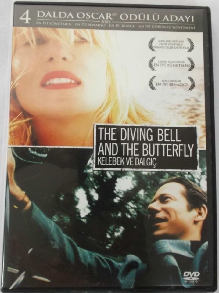 KELEBEK VE DALGIÇ - THE DIVING BELL AND THE BUTTERFLY - MATHIEU AMALRIC - EMMANUELLE SEIGNER - JULIAN SCHNABEL - DVD SIFIR