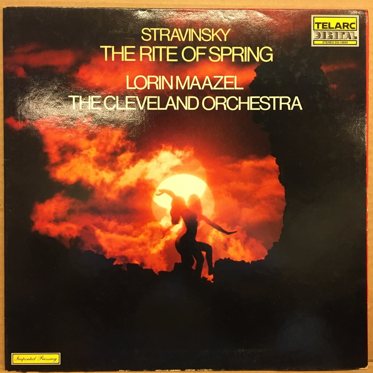 STRAVINSKY THE RITE OF SPRING LORIN MAAZEL CLEVELAND ORC. 1980 TELARC AUDIOPHILE 2.EL PLAK