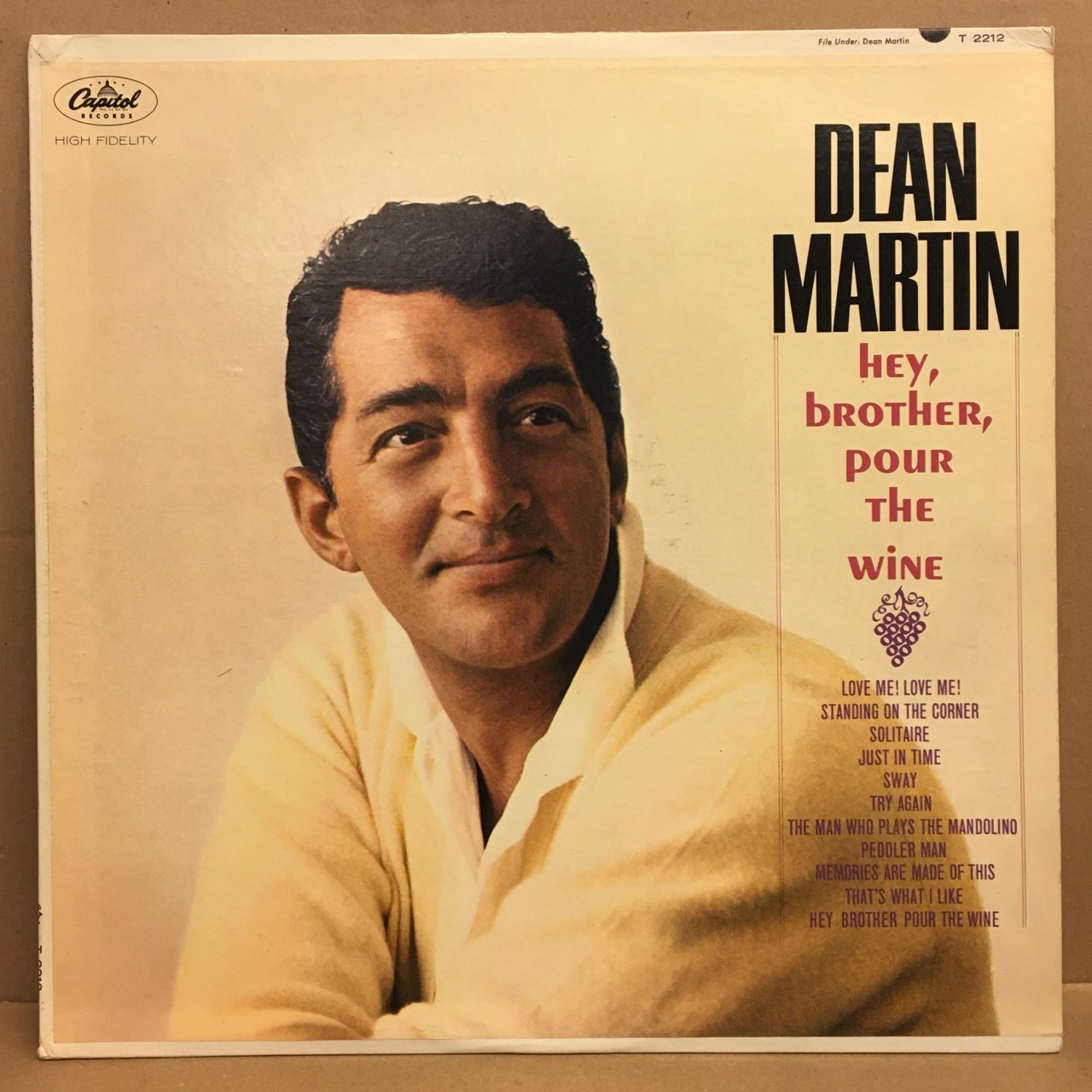 DEAN MARTIN - HEY, BROTHER POUR THE WINE 2.EL PLAK SWAY