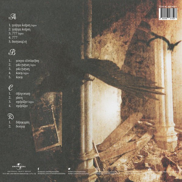 HAYKO CEPKİN - TANIŞMA BİTTİ (2022) - 2LP SIFIR PLAK