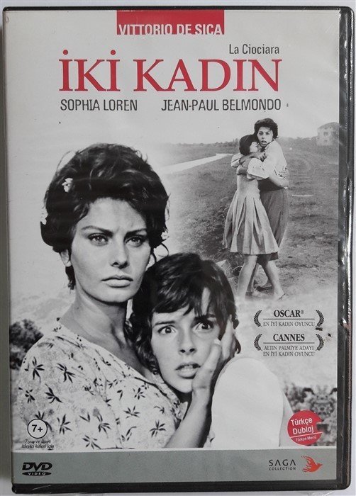İKİ KADIN - LA CIOCIARA - SOPHIA LOREN - JEAN-PAUL BELMONDO - VITTORIO DE SICA - DVD SIFIR