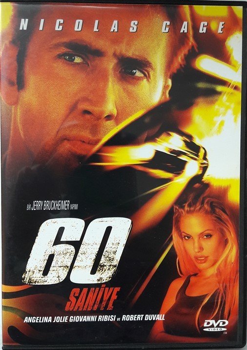 60 SANİYE - GONE IN 60 SECONDS - NICOLAS CAGE - ANGELIA JOLIE - DVD 2.EL