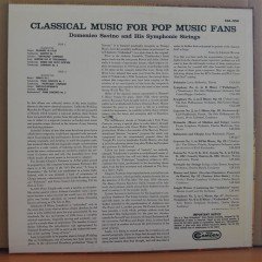 CLASSICAL MUSIC FOR POP MUSIC FANS - DOMENICO SAVINO AND HIS SYMPHONIC STRINGS (1960) - LP 2.EL PLAK