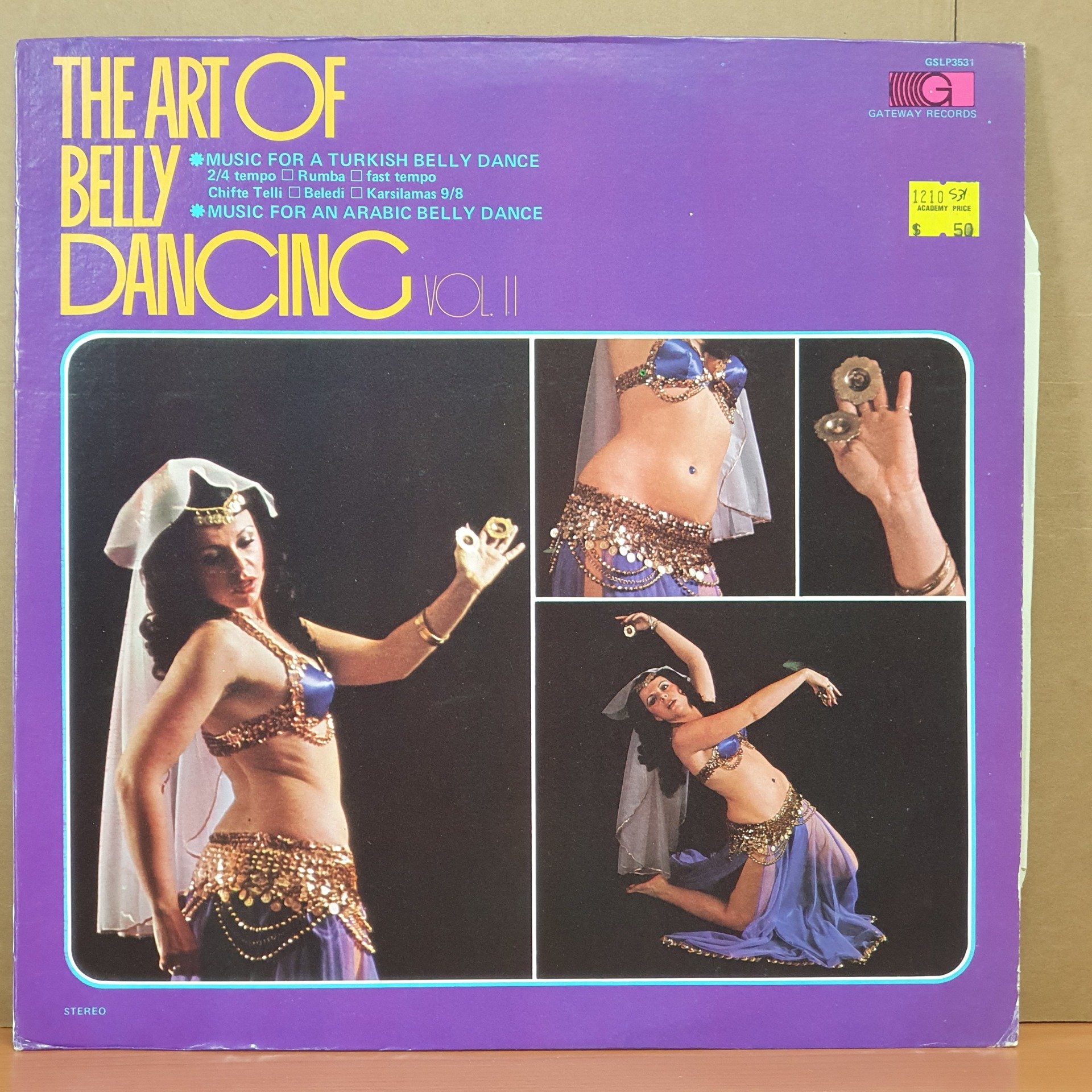 THE ART OF BELLY DANCING VOL.II - LP 2.EL PLAK