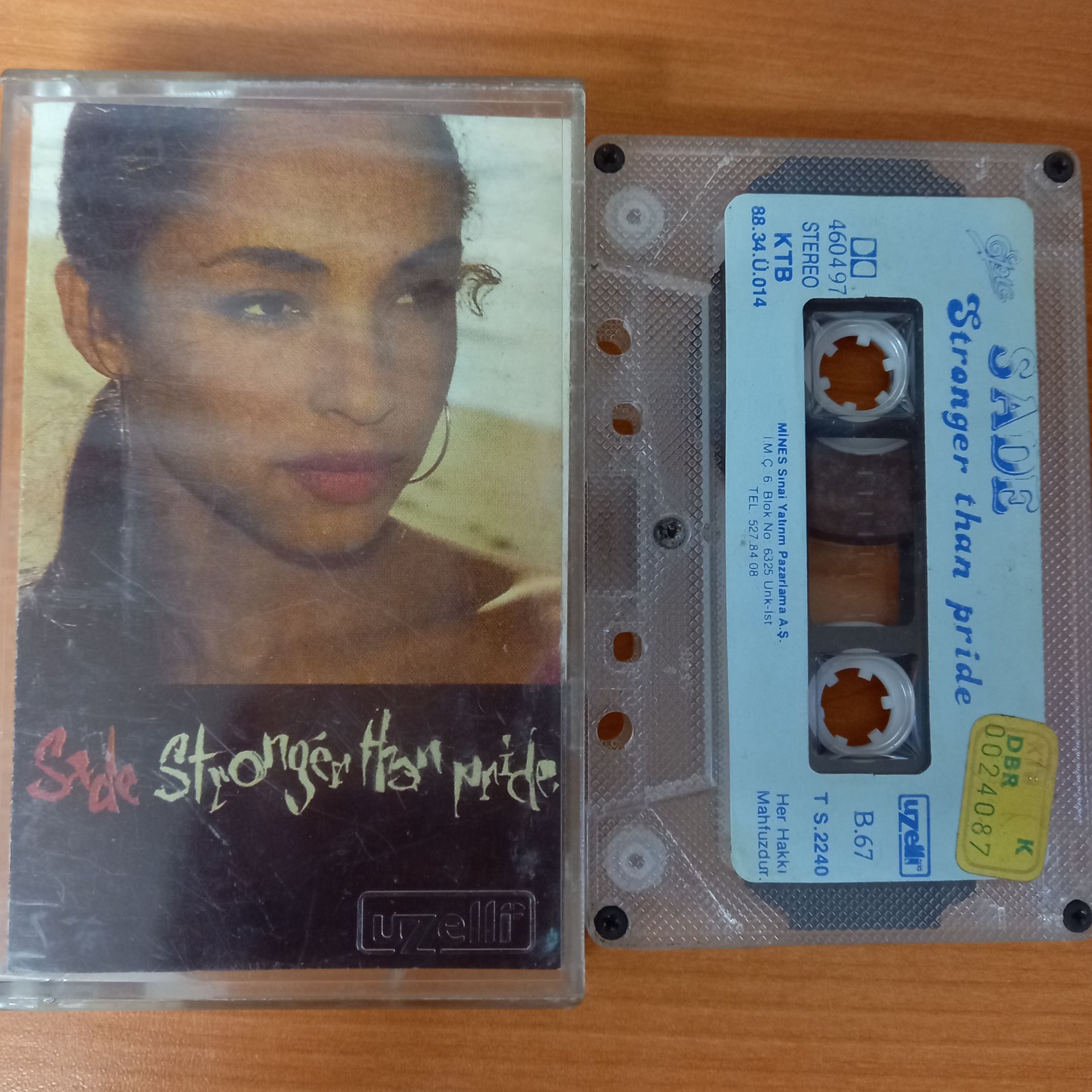 SADE - STRONGER THAN PRIDE (1988) - KASET 2.EL