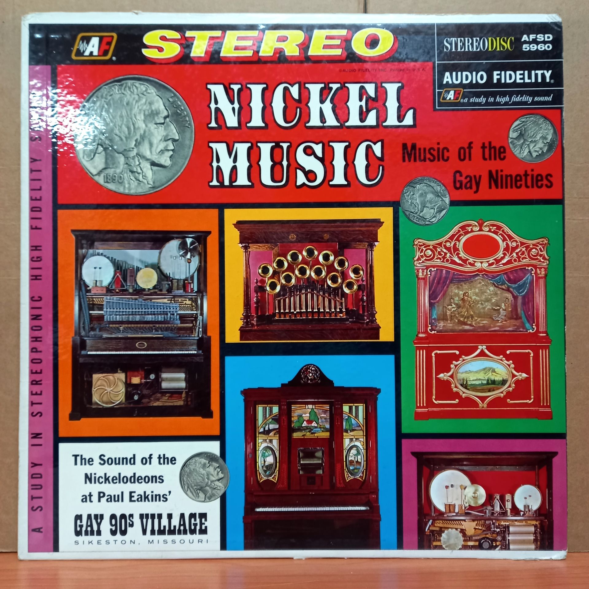 NICKEL MUSIC: MUSIC OF THE GAY NINETIES (1962) - LP 2.EL PLAK