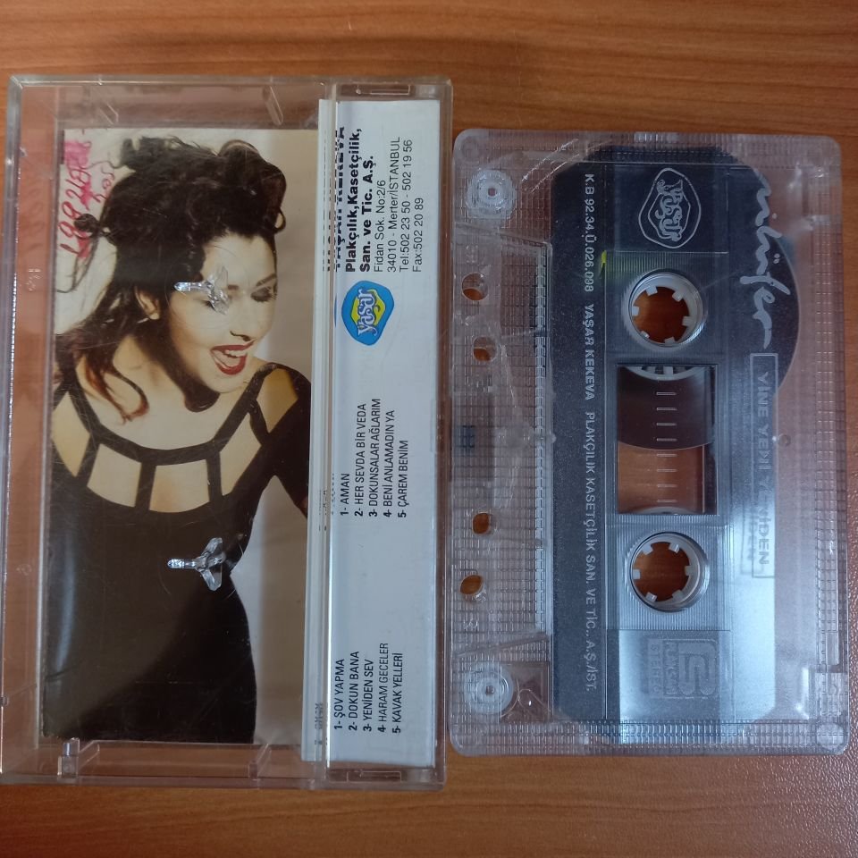 NİLÜFER - YİNE YENİ YENİDEN (1992) - KASET 2.EL