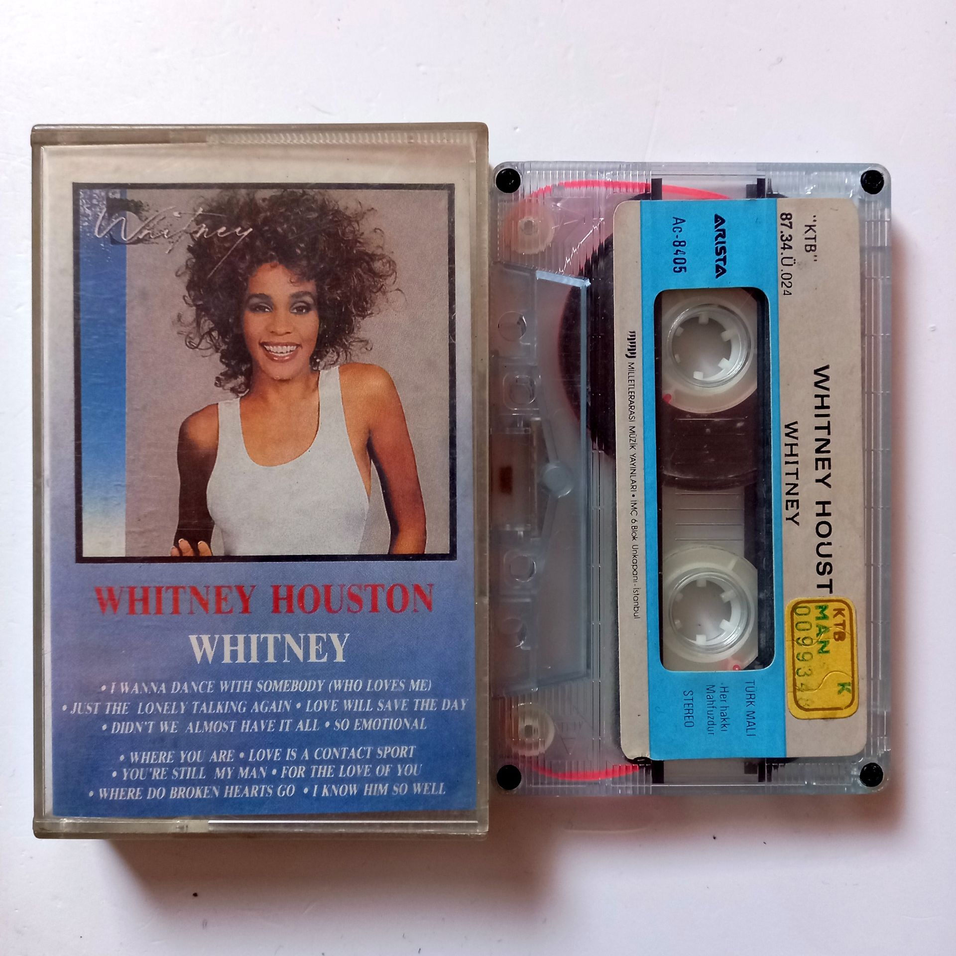 WHITNEY HOUSTON - WHITNEY (1987) - KASET 2.EL