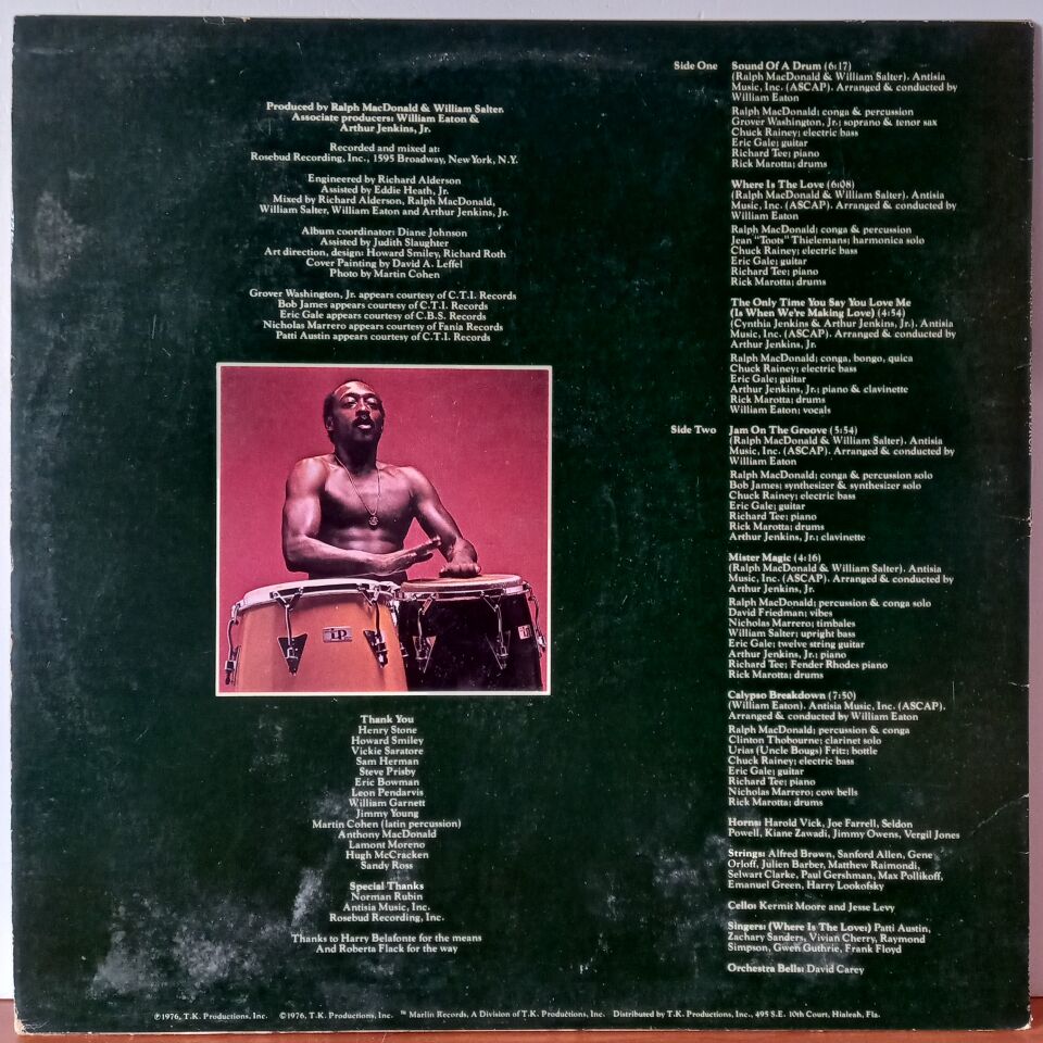 RALPH MACDONALD – SOUND OF A DRUM (1976) - LP 2.EL PLAK