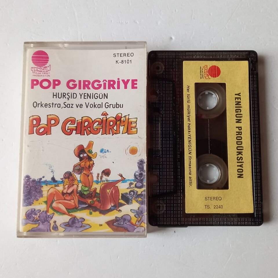 POP GIRGIRİYE - HURŞİD YENİGÜN ORKESTRA, SAZ VE VOKAL GRUBU - KASET 2.EL