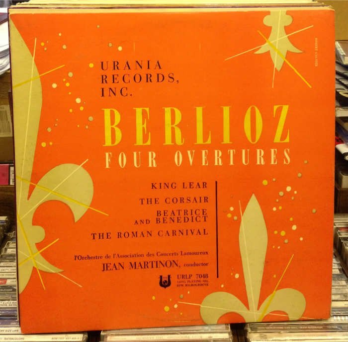BERLIOZ KING LEAR THE CORSAIR LP JEAN MARTINON