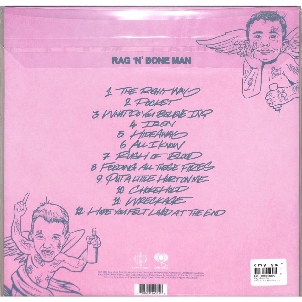 RAG 'N' BONE MAN - WHAT DO YOU BELIEVE IN? (2024) - LP RECYCLED VINYL SIFIR PLAK