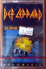 DEF LEPPARD - PYROMANIA (1989) PLAKSAN CASSETTE MADE IN TURKEY ''NEW''