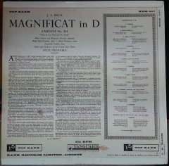 BACH MAGNIFICAT VIENA STATE OPERA FELIX PROHASKA - PLAK 2.EL
