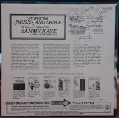 LET'S FACE THE MUSIC AND DANCE - SAMMY KAYE - PLAK 2.EL