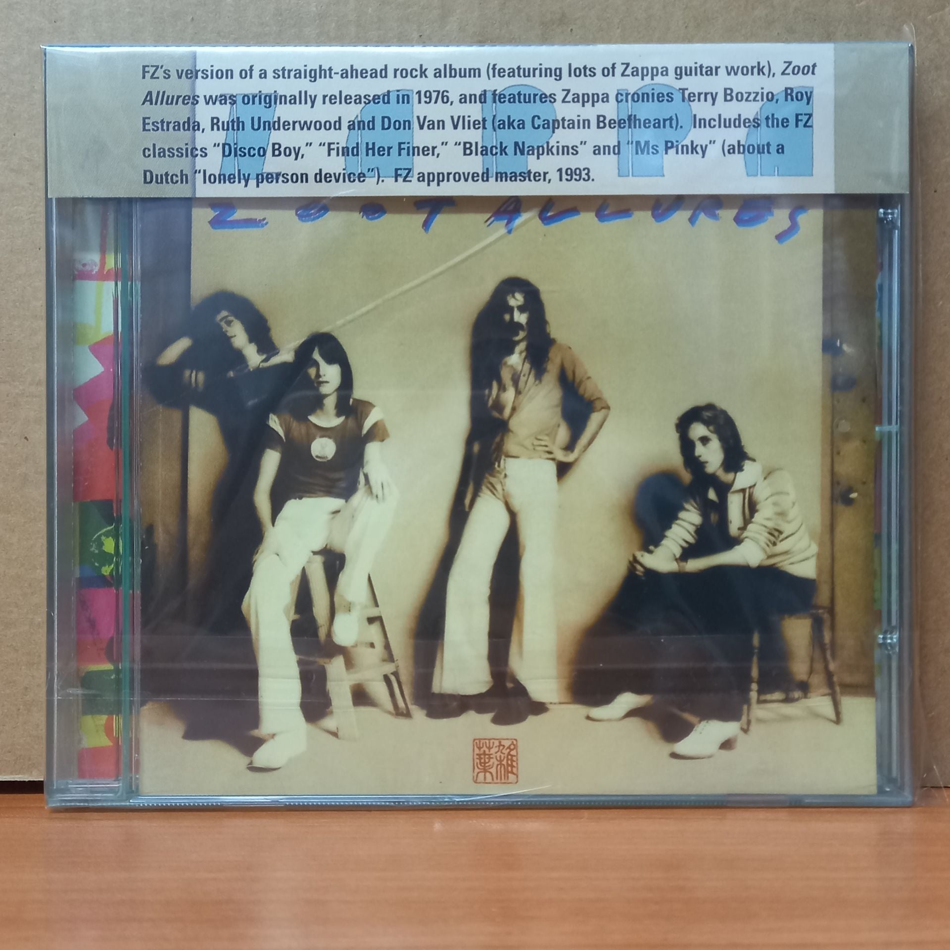 FRANK ZAPPA - ZOOT ALLURES (1995) - CD 2.EL