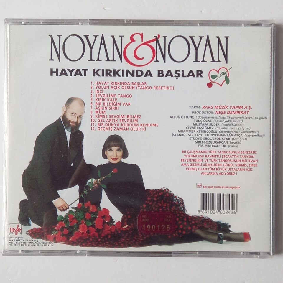 NOYAN & NOYAN – HAYAT KIRKINDA BAŞLAR (1995) - CD 2.EL
