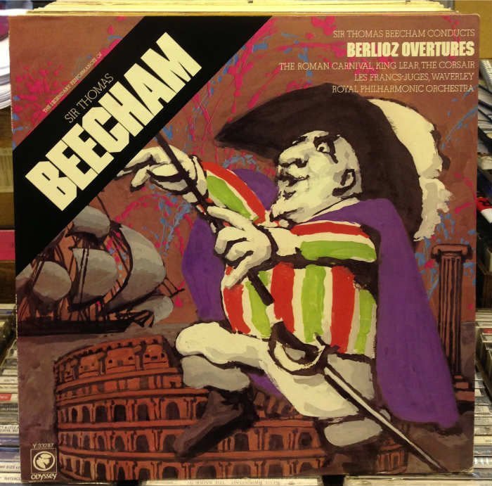 BERLIOZ OVERTURES SIR THOMAS BEECHAM LP