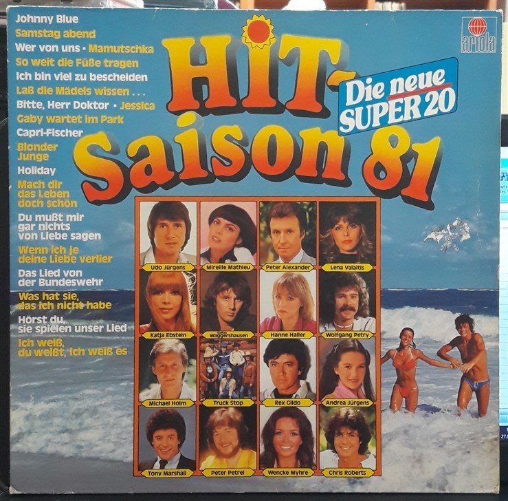 HIT SAISON 81 (1981) - MIRELLE MATHIEU, KATJA EBSTEIN...PLAK 2.EL