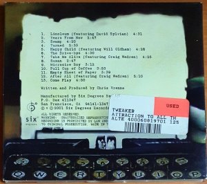 TWEAKER - THE ATTRACTION TO ALL THINGS UNCERTAIN (2001) - CD SIX DEGREES RECORDS 2.EL