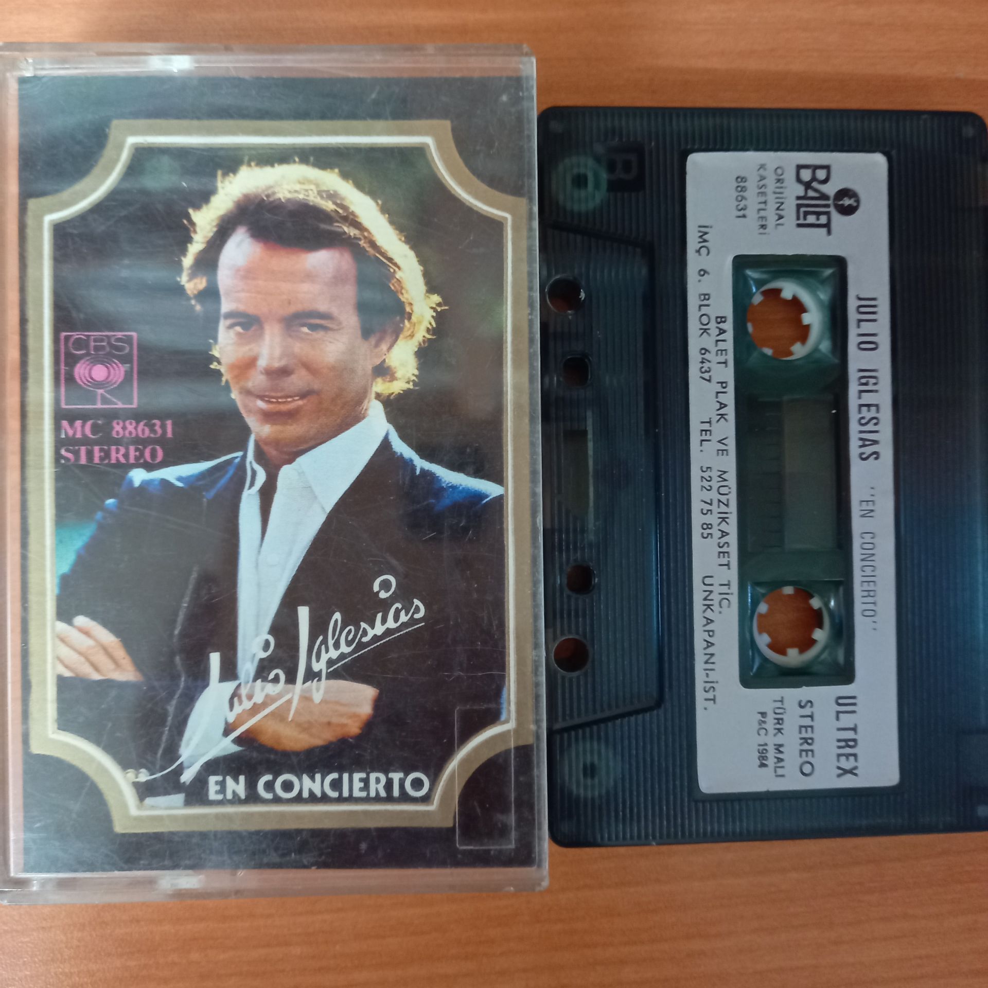 JULIO IGLESIAS - EN CONCIERTO VOL.1 - KASET 2.EL